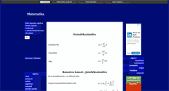 Desktop Screenshot of matek.qwqw.hu