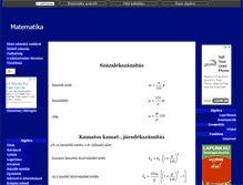 Tablet Screenshot of matek.qwqw.hu
